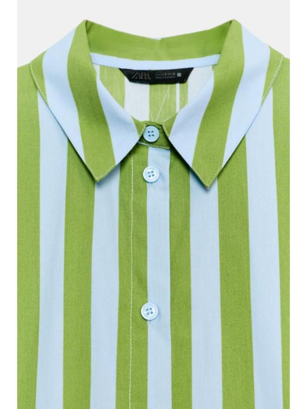 ZARA OVERSIZED STRIPED SHIRT - Picture 11 of 11